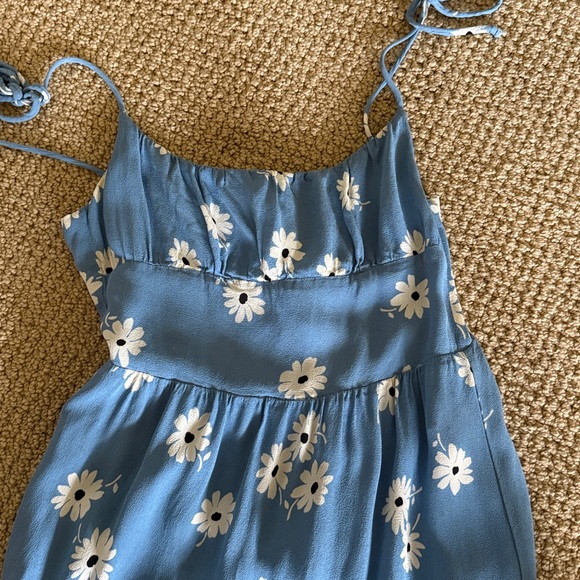 Reformation Sky Blue Daisy Midi Dress - Picture 15 of 16